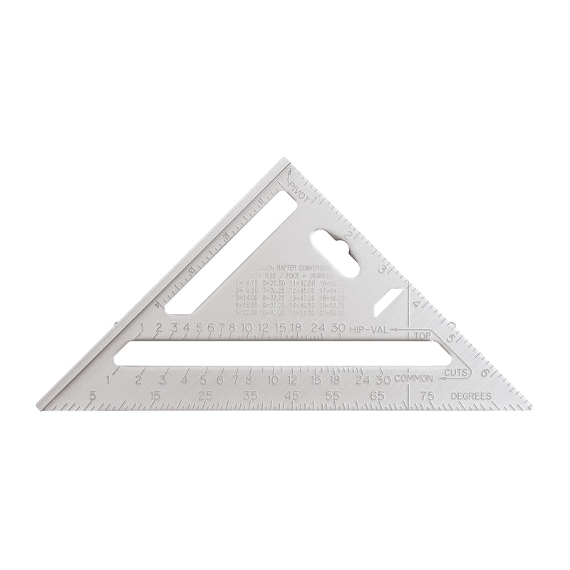 Empire Magnum 7 in. L X 7 in. H Aluminum Heavy Duty Rafter Square