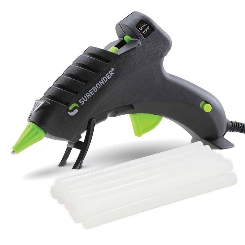 Surebonder Plus 20 W Dual Temperature Mini Glue Gun Kit 110 V