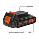 Black+Decker 20V MAX LBXR20 1.5 Ah Lithium-Ion Battery 1 pc