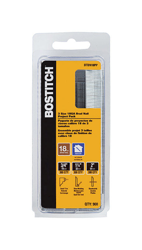 BRAD NAIL 18G ASRT 900PK