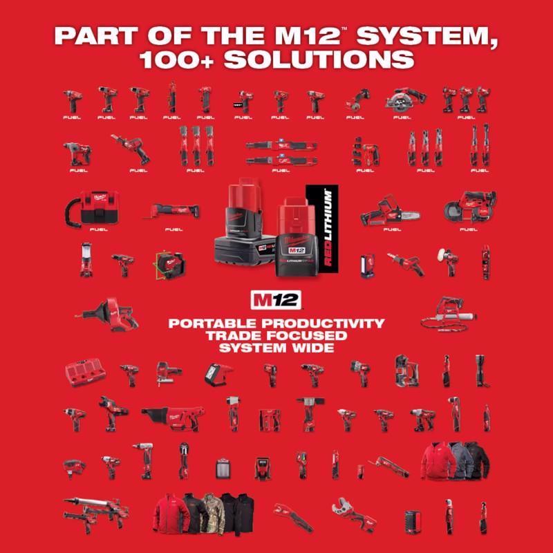 Milwaukee M12 750 lm LED Battery Handheld Spot Light