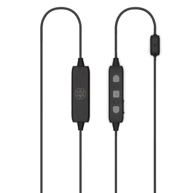 Plugfones Liberate 2.0 29 dB Nylon/Silicone/Soft Foam Bluetooth Earplugs/Earphones w/Mic Black 1 pai