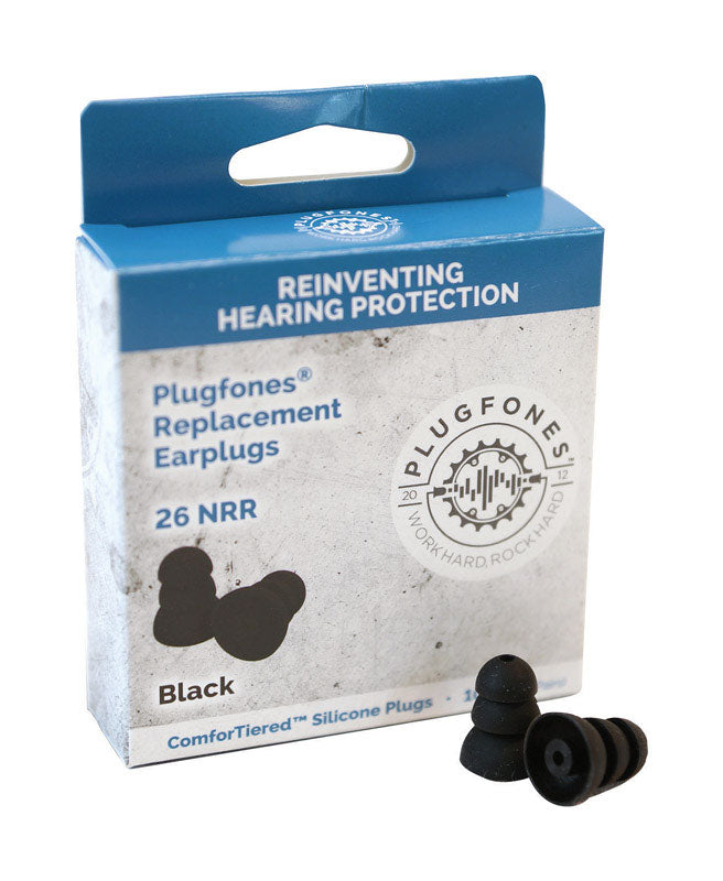 EAR PLUGS RPLC BLK 26DB