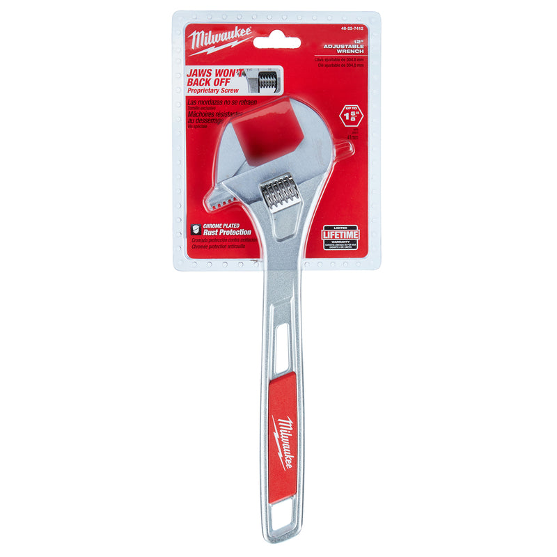 Milwaukee SAE Adjustable Wrench 14.33 in. L 1 pc
