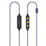 Plugfones Liberate 2.0 29 dB Nylon/Silicone/Foam Bluetooth Earplugs/Earphones w/Mic Yellow 1 pair