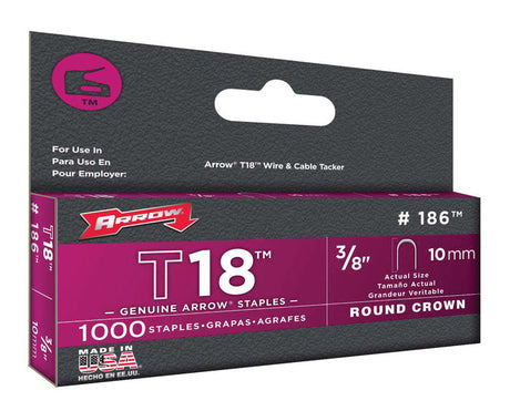 STAPLE T18 3/8" 1000PK