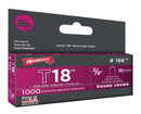 STAPLE T18 3/8" 1000PK