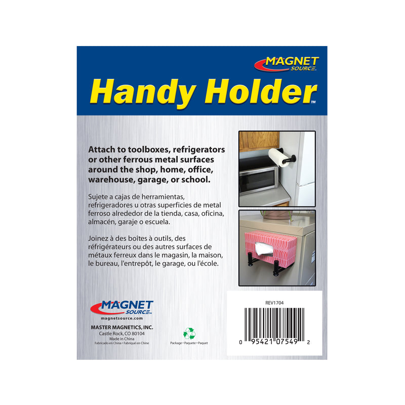 Magnet Source Handy Holder 4.625 in. L X 2.625 in. W Black Tool Holder 1 pc