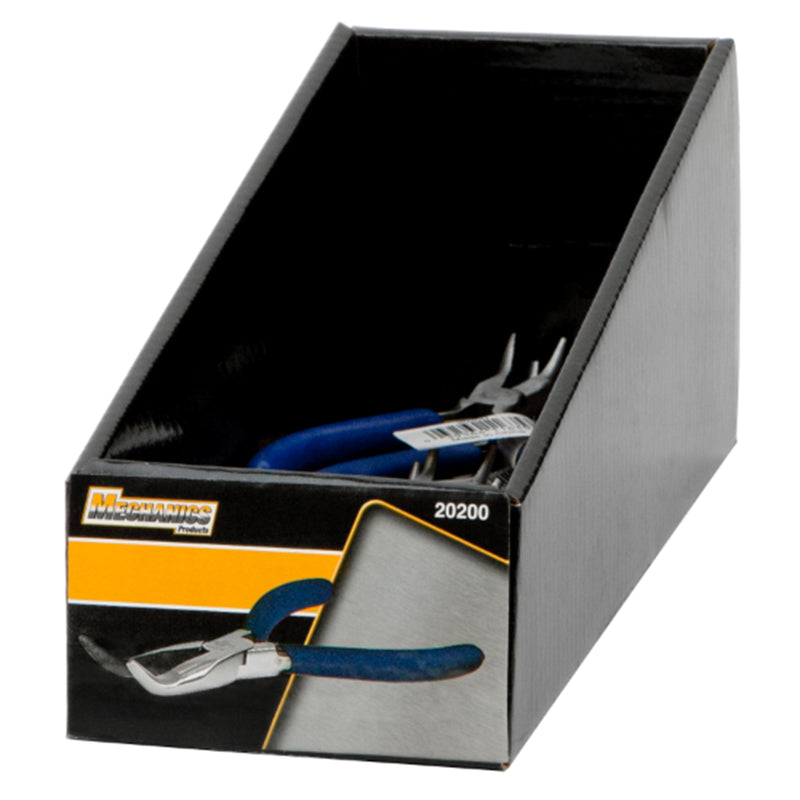 Performance Tool Mechanics Products 4-1/2 in. Carbon Steel Mini Bent Nose Pliers