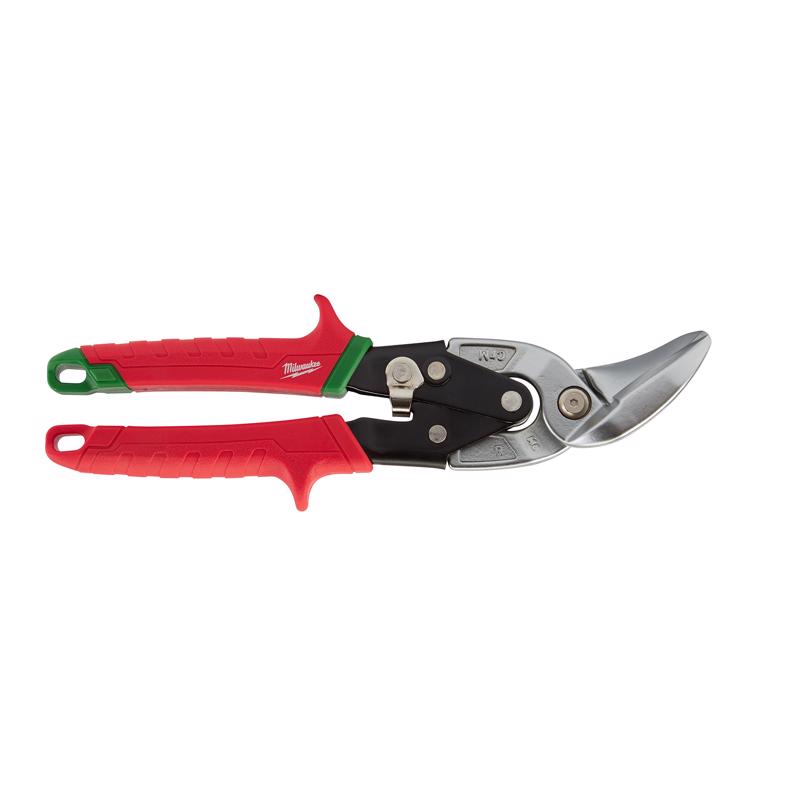 Milwaukee 10 in. Forged Alloy Steel Offset Aviation Snips Set 22 Ga. 2 pk