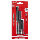 Milwaukee Shockwave 6 in. Alloy Steel Impact Magnetic Drive Guide Set 1/4 in. Hex Shank 3 pc