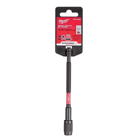 Milwaukee Shockwave 6 in. Alloy Steel Impact Magnetic Locking Bit Holder 1/4 in. Hex Shank 1 pc