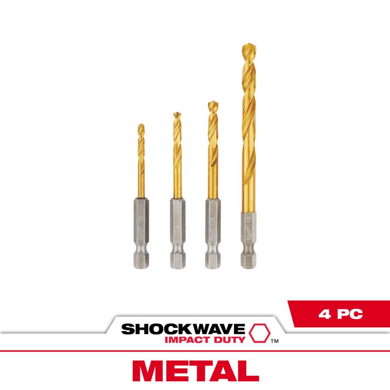 DRILL BIT SET TITNM 4PC