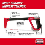 Milwaukee 12 in. Bi-Metal High Tension Hacksaw Red 1 pc