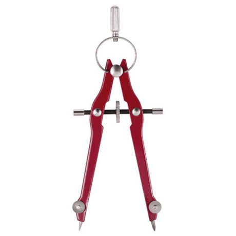 Empire 5 in. L X 2 in. W Precision Pencil Compass 6 in. Red 1 pc