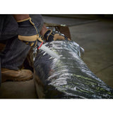 Milwaukee 11 in. Fixed Blade Serrated Duct Knife Red 1 pk