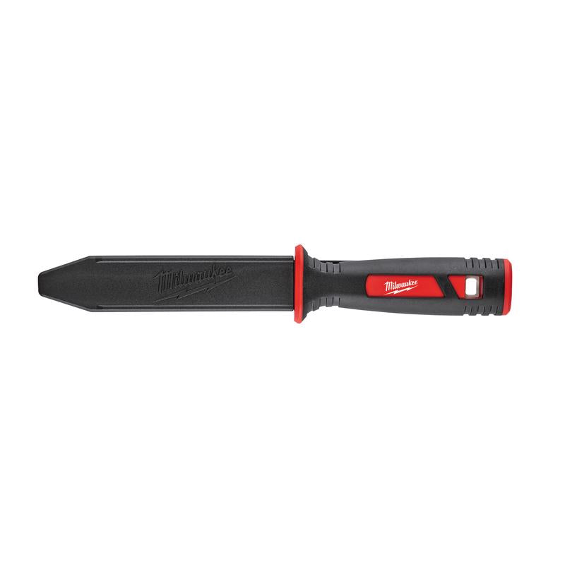 Milwaukee 11 in. Fixed Blade Serrated Duct Knife Red 1 pk