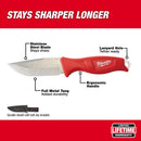 Milwaukee 9-1/2 in. Fixed Blade Knife Red 1 pc