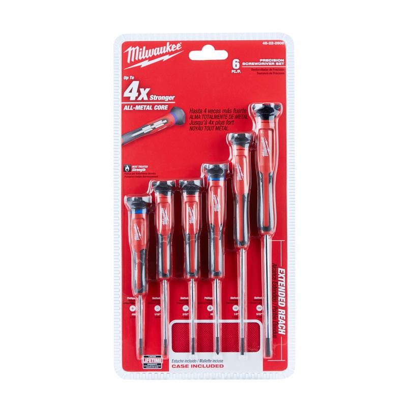 Milwaukee Assorted Screwdriver Set 6.0 in. 6 pc