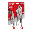 Milwaukee Torque Lock 2 pc Forged Alloy Steel Pliers Set 10 and 6 in. L