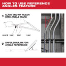 Milwaukee 78 in. L X 1-3/8 in. W Plastic Engineer Folding Rule SAE