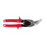 Milwaukee 10 in. Forged Alloy Steel Left Serrated Offset Aviation Snips 22 Ga. 1 pk
