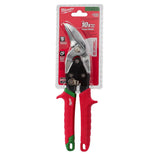 Milwaukee 10 in. Forged Alloy Steel Right Serrated Offset Aviation Snips 22 Ga. 1 pk