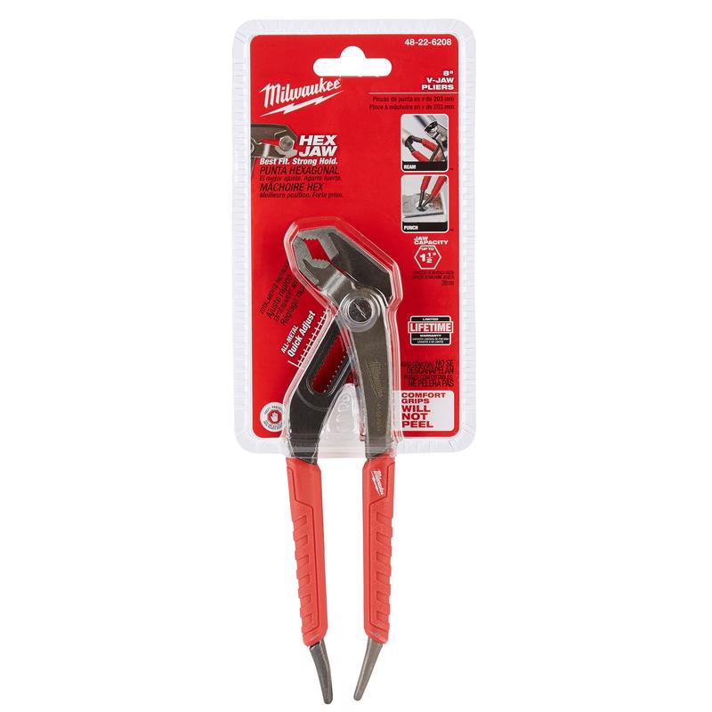 Milwaukee 8 in. Forged Alloy Steel Hex-Jaw Pliers