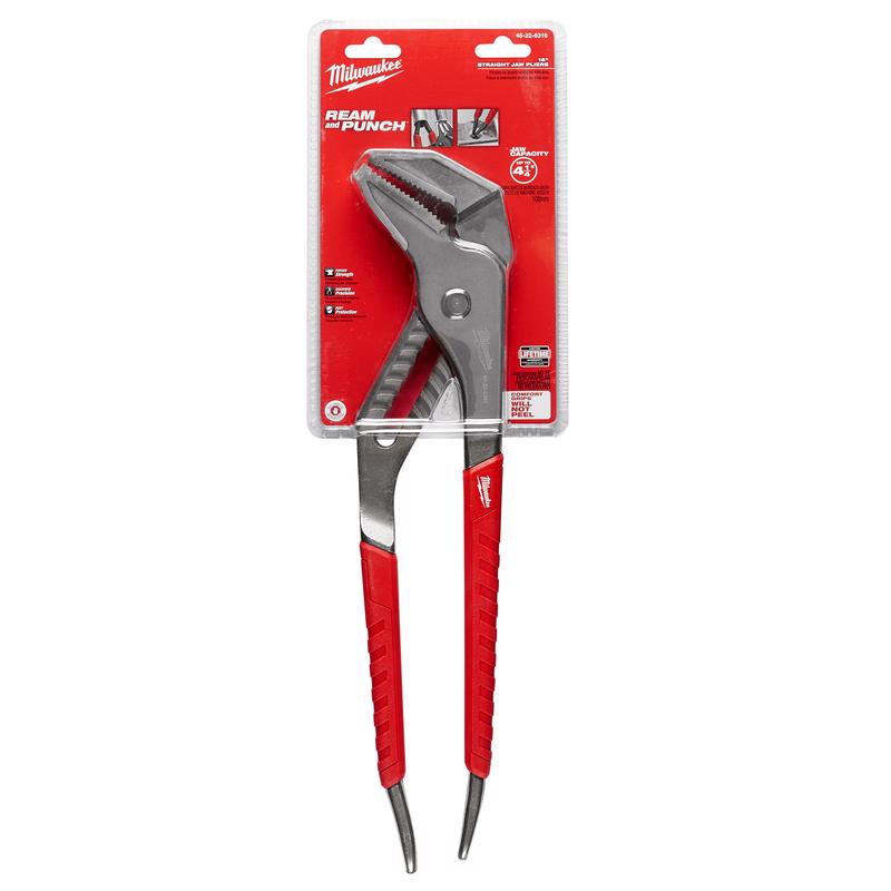Milwaukee Ream & Punch 16 in. Forged Alloy Steel Straight-Jaw Pliers