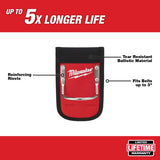 Milwaukee Metal/Nylon Hammer Loop 7 in. L X 1 in. H Red