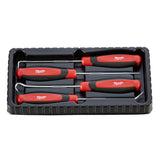 Milwaukee 4 in. Chrome Plated Steel Hook and Pick Set 4 pc