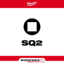 Milwaukee Shockwave Square Recess