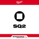 Milwaukee Shockwave Square Recess