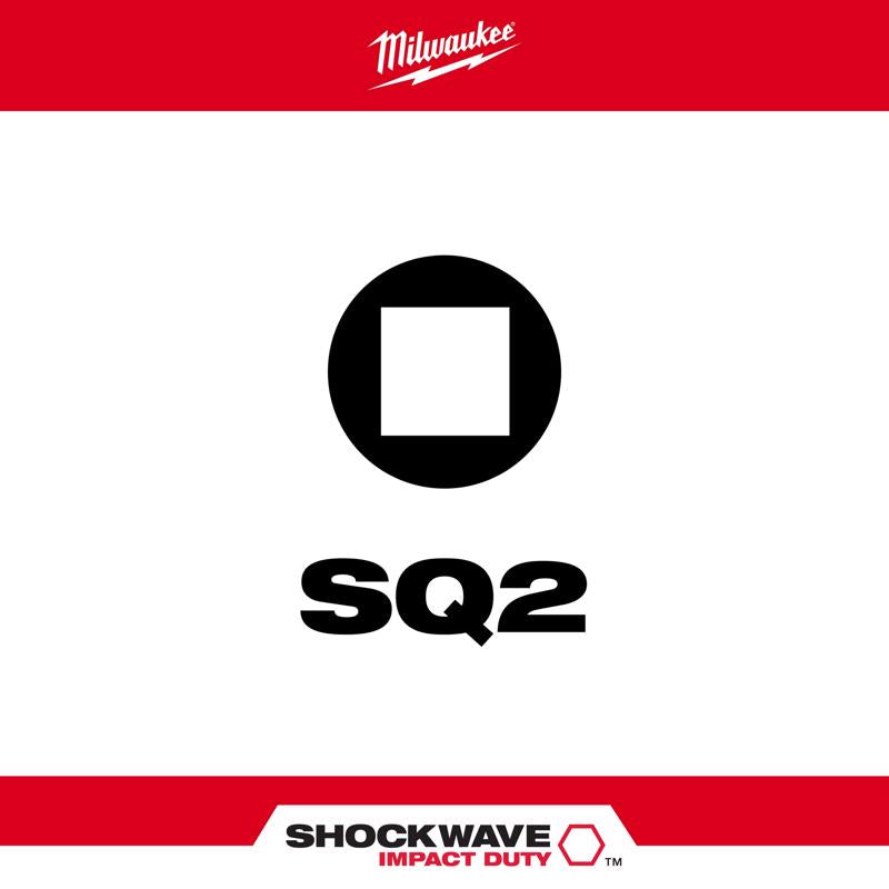Milwaukee Shockwave Square Recess
