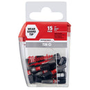 Milwaukee Shockwave Torx T20 X 1 in. L Impact Insert Bit Set Steel 15 pc