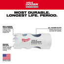 Milwaukee Hole Dozer 7/8 in. Carbide Tipped Hole Saw 1 pc