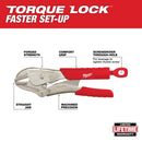 Milwaukee Torque Lock 10 in. Forged Alloy Steel Straight Jaw Locking Pliers