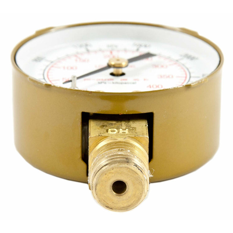 Forney 5.75 in. L X 3.88 in. W Regulator Gauge Brass 1 pk