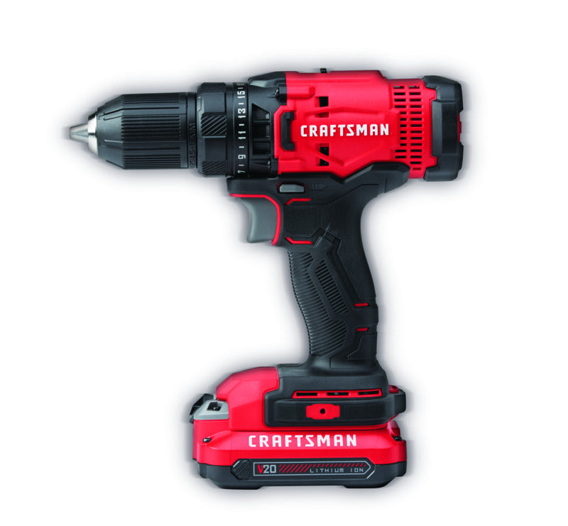 Craftsman V20 1/2 in. Brushed Cordless Drill Kit (Battery & Charger)