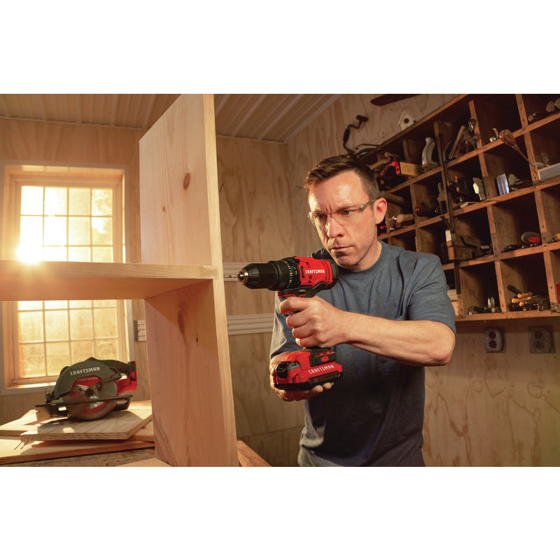 Craftsman V20 1/2 in. Brushed Cordless Drill Kit (Battery & Charger)