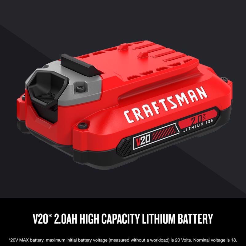Craftsman V20 CMCB202 2 Ah Lithium-Ion Battery 1 pc