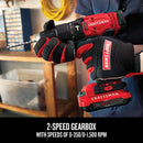 Craftsman V20 1/2 in. Brushed Cordless Hammer Drill Kit (Battery & Charger)