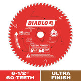 Diablo 6-1/2 in. D X 5/8 in. Ultra Finish TiCo Hi-Density Carbide Circular Saw Blade 60 teeth 1 pk