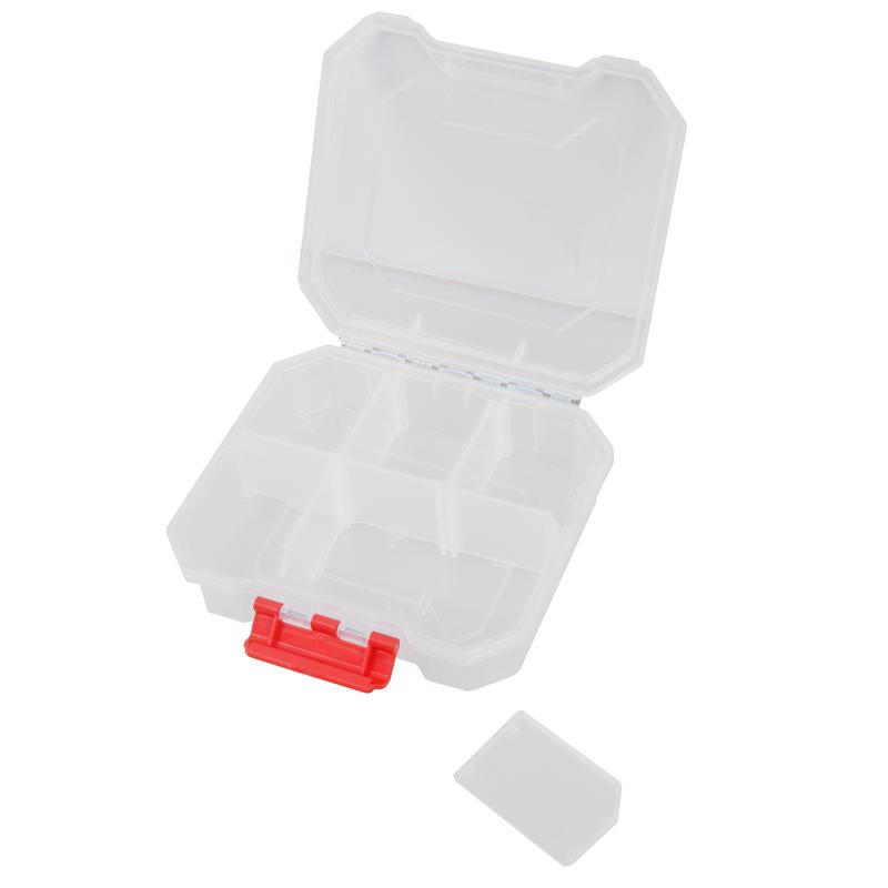 Ace 6.5 in. W X 2.05 in. H Storage Bin Plastic 6 compartments Red