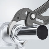 Knipex 10 in. Chrome Vanadium Steel Serrated Jaw Pipe and Connector Pliers