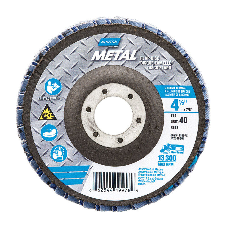 FLAPDISK 7/8X4-1/2" 40GR