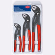 Knipex 3 pc Chrome Vanadium Steel Water Pump Pliers Set