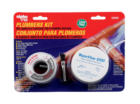 SOLDER PLUMBERS KIT 6OZ