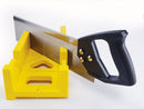 Ace 12 in. L X 4 in. W Plastic Mitre Box with Back Saw Yellow 1 pc