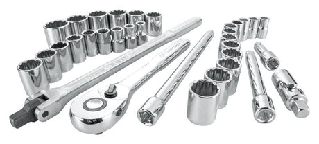 MECHANICS SET 1/2"DV 33P